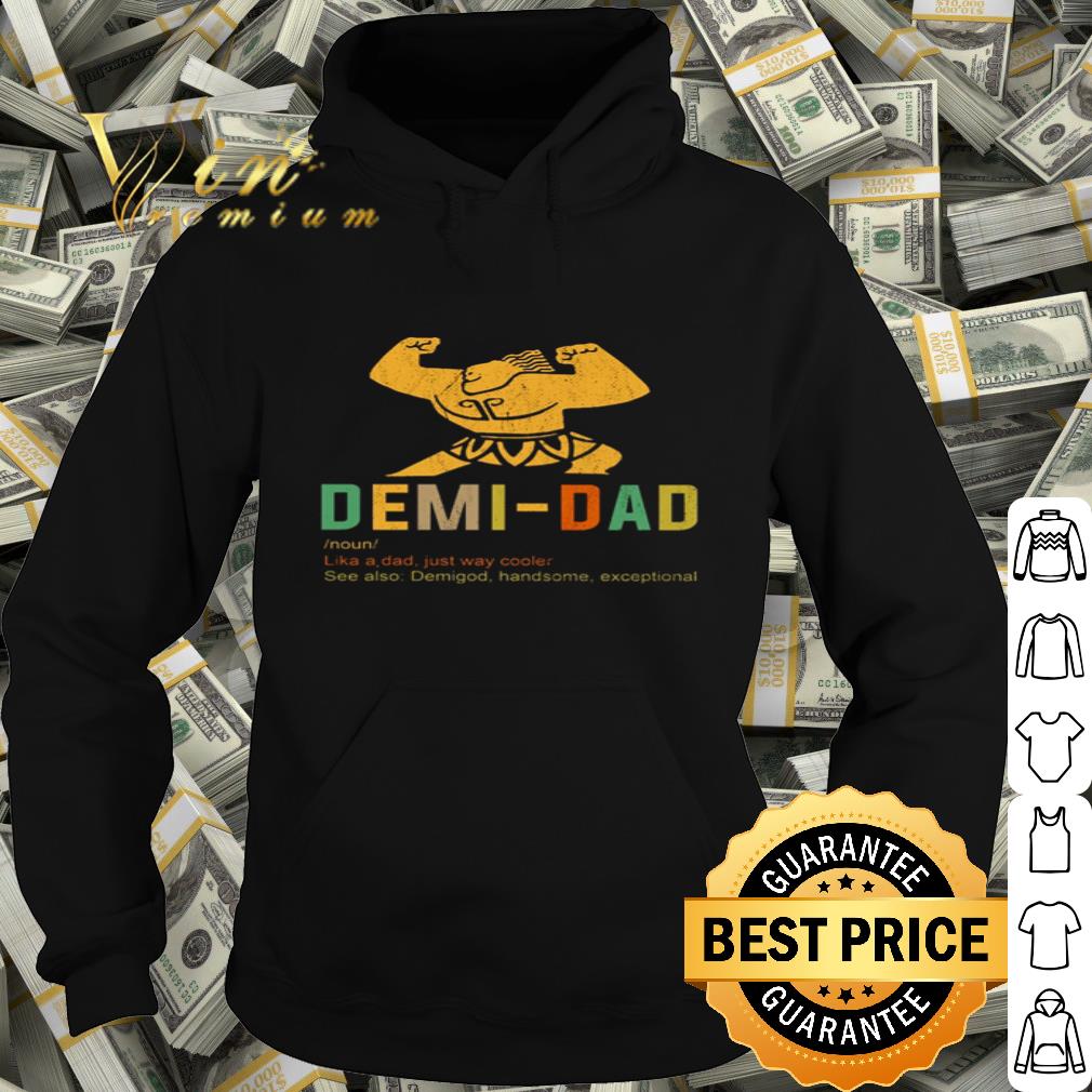 Vintage Demi-Dad noun like a dad just way cooler Father's day shirt