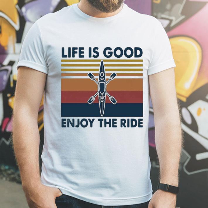 Vintage Rowing Life Is Good Enjoy The Ride shirt