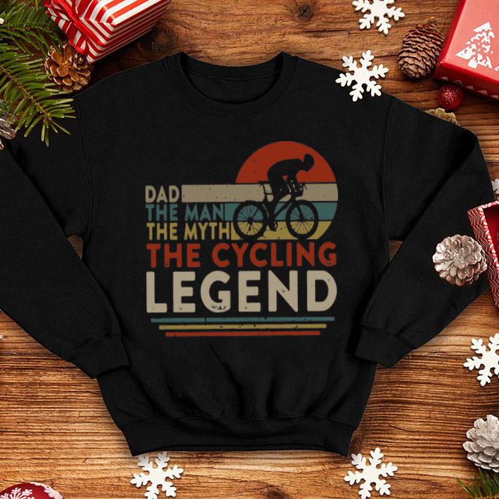 Vintage Dad The Man The Myth The Cycling Legend Father's Day shirt