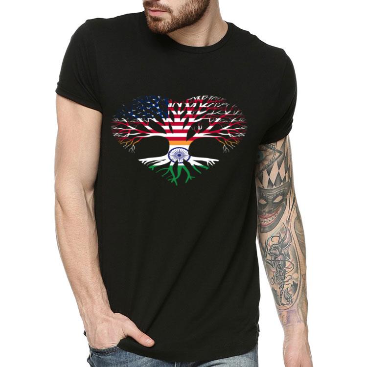 America India Flag Punjabis American Indian Roots Art Shirt 10 America India Flag Punjabis American Indian Roots Art Shirt