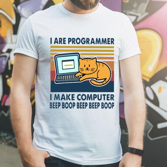 Vintage Cat I Are Programmer I Make Computer Beep Boop Beep Boop shirt 1 Vintage Cat I Are Programmer I Make Computer Beep Boop Beep Boop shirt