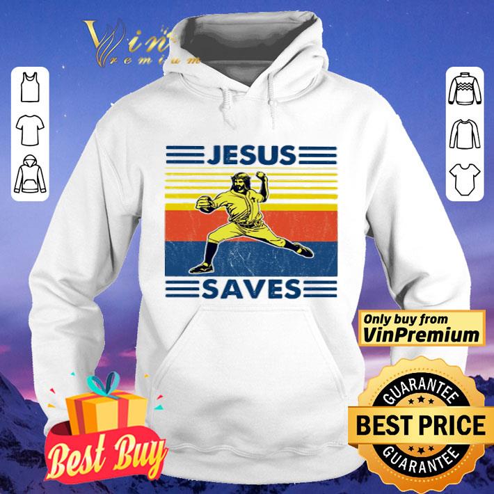 Baseball Jesus Saves Vintage shirt