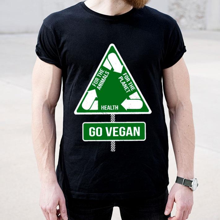 c8690870 for the animals for the planet health and go vegan finish shirt 4 - For The Animals For The Planet Health And Go Vegan Finish Shirt