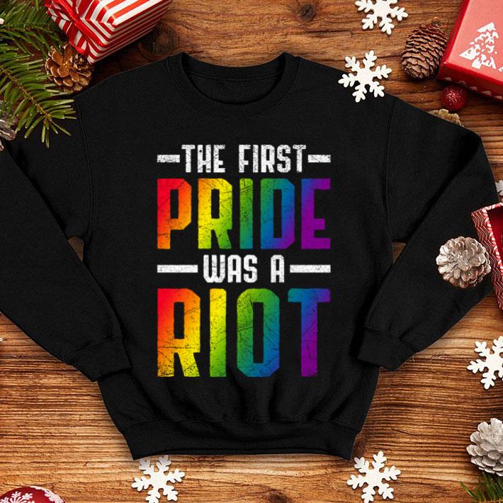cdad2990 the first pride was a riot gay lgbt pride rainbow shirt 4 - The First Pride Was A Riot Gay LGBT Pride Rainbow Shirt