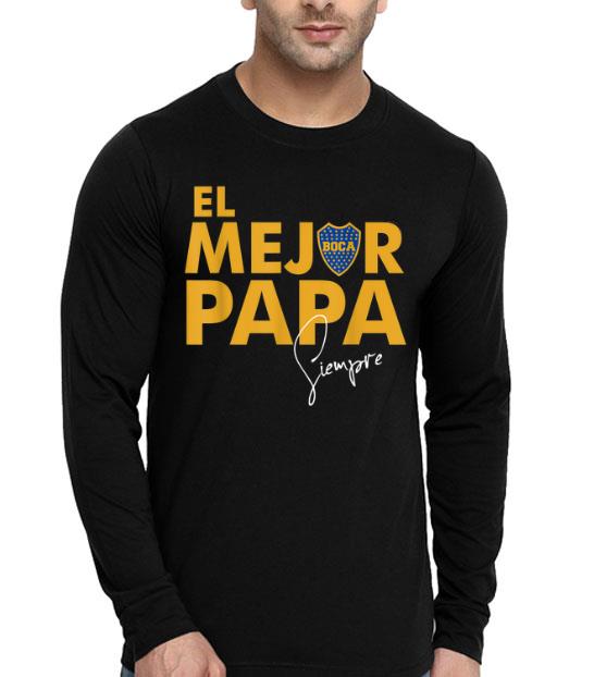 ce2e2679 club atletico boca juniors el mejor papa shirt 4 - Club Atletico Boca Juniors El Mejor Papa Shirt