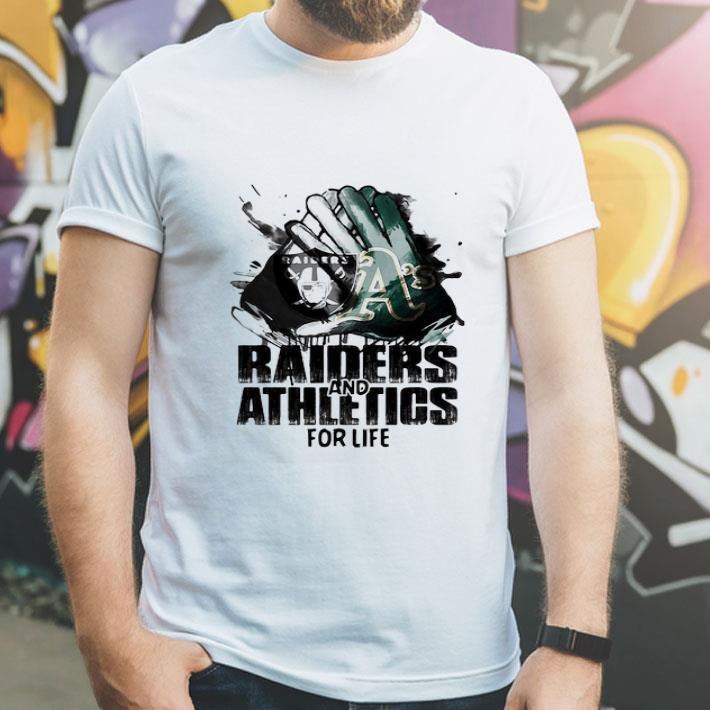 Oakland Raiders And Oakland Athletics For Life shirt d3dab332 oakland raiders and oakland athletics for life shirt 4 - Oakland Raiders And Oakland Athletics For Life shirt