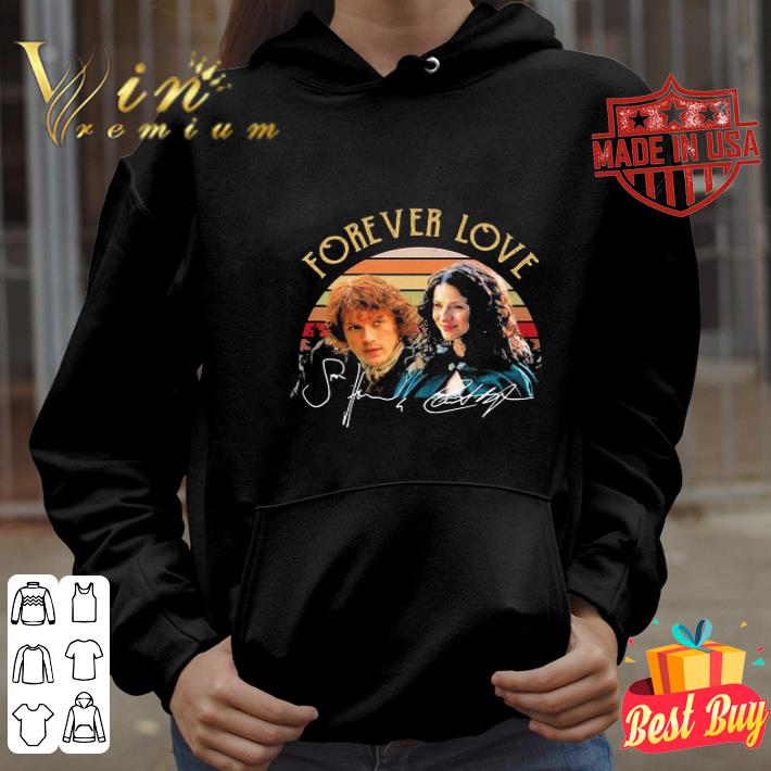 Vintage Forever Love Outlander Jamie Fraser Claire Fraser Signature shirt