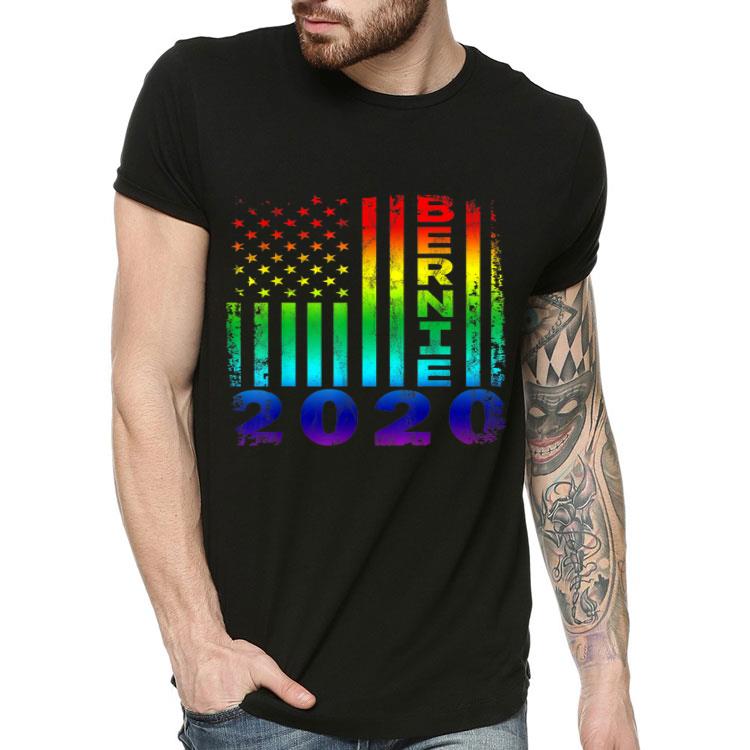 da2f5be9 bernie sanders 2020 usa america flag president women rainbow shirt 4 - Bernie Sanders 2020 USA America Flag President Women Rainbow Shirt