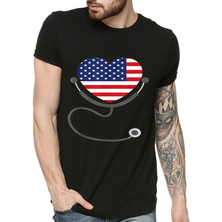 db6b5c76 patriotic nurse usa flag nursing 4th july shirt 4 - Patriotic Nurse USA Flag Nursing 4th July Shirt
