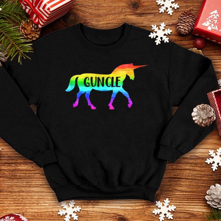 dc277bcb lgbt proud guncle unicorn shirt 4 - LGBT Proud Guncle Unicorn Shirt