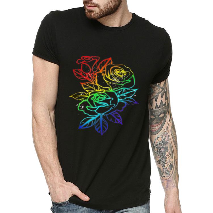 dfabeb85 the world is colorful pride lgbt roses gay lesbians shirt 4 - The World Is Colorful Pride LGBT Roses Gay Lesbians Shirt