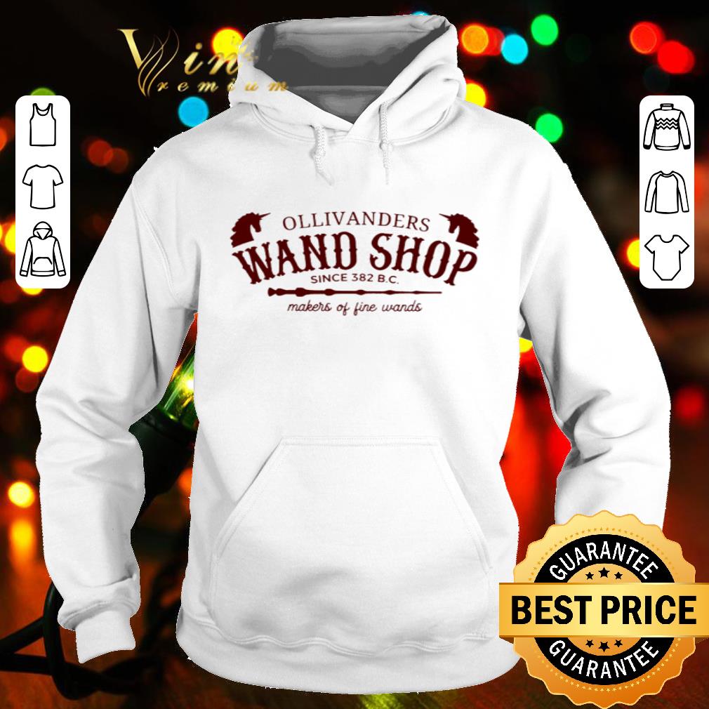 Ollivanders wand shop sice 382 makers of fine wands shirt
