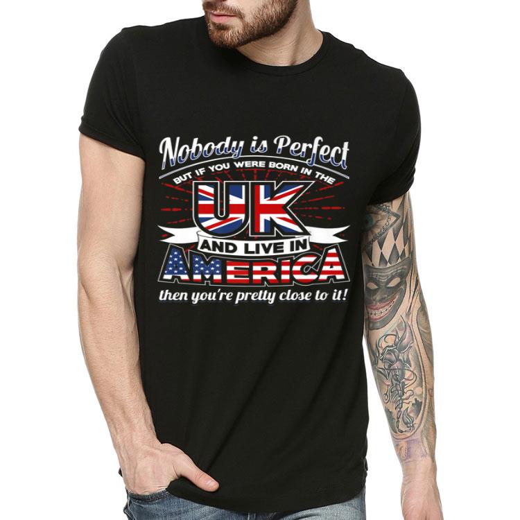 British UK And America Flags Shirt