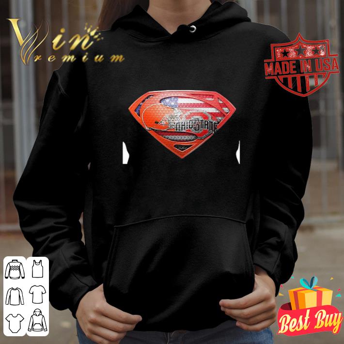 Cleveland Browns And Ohio State Buckeyes Superman Logo shirt