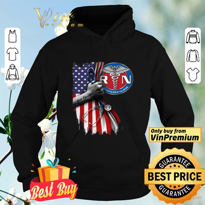 e577d41e registered nurse stethoscope american flag shirt 4 - Registered Nurse Stethoscope American flag shirt