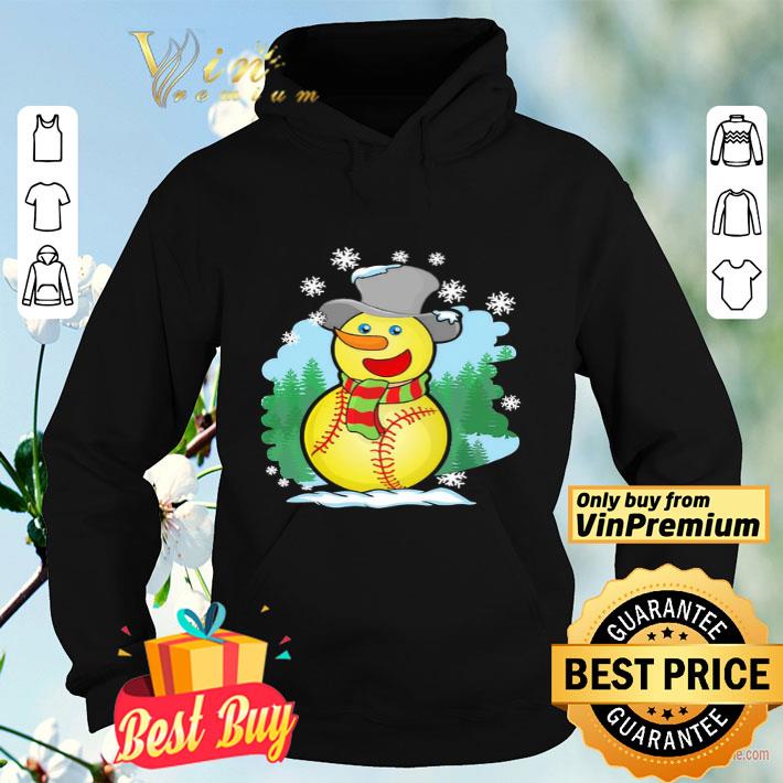 Official Softball Snowman Christmas shirt e711d650 official softball snowman christmas shirt 4 - Official Softball Snowman Christmas shirt