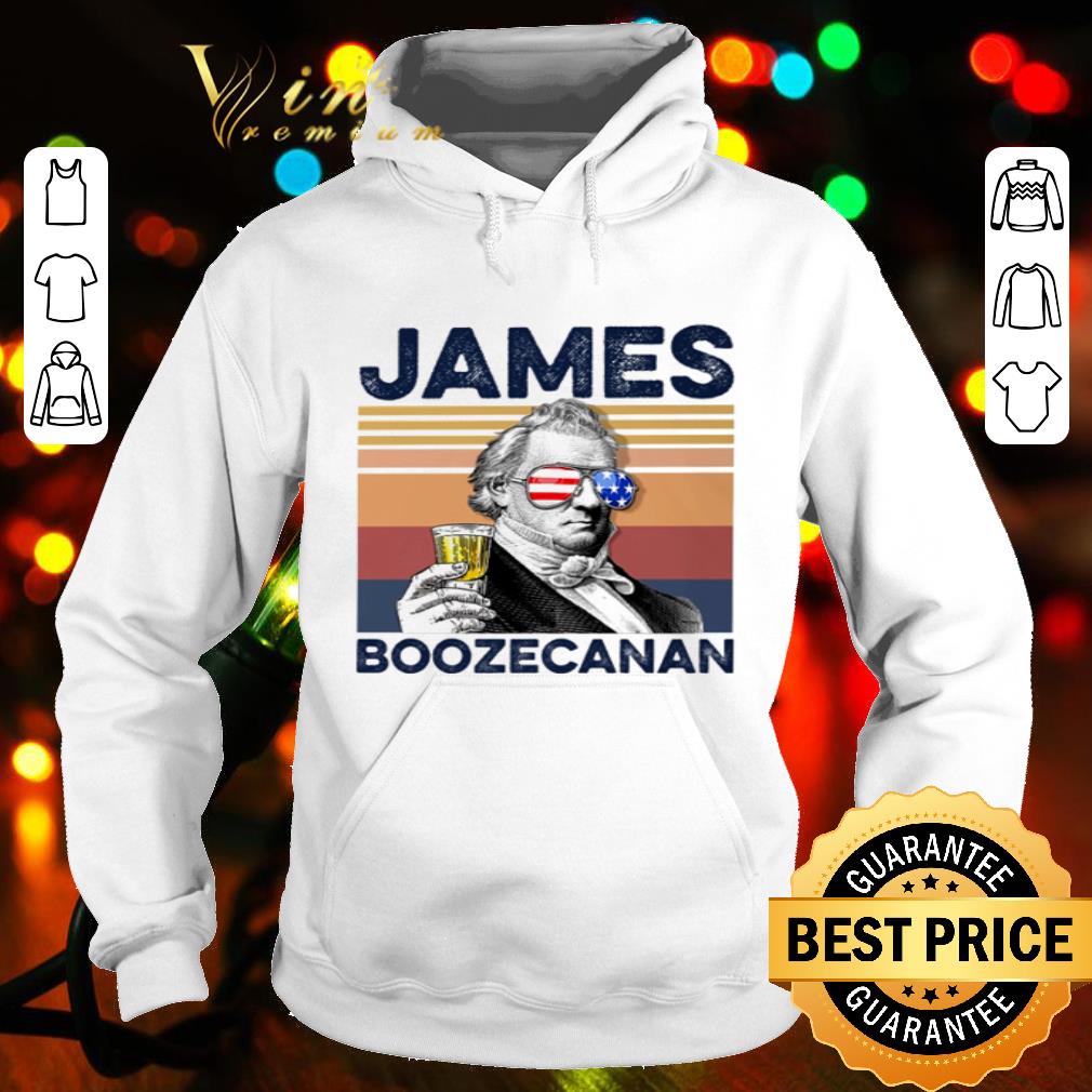 Vintage James Boozecanan 4th Of July Independence Day shirt