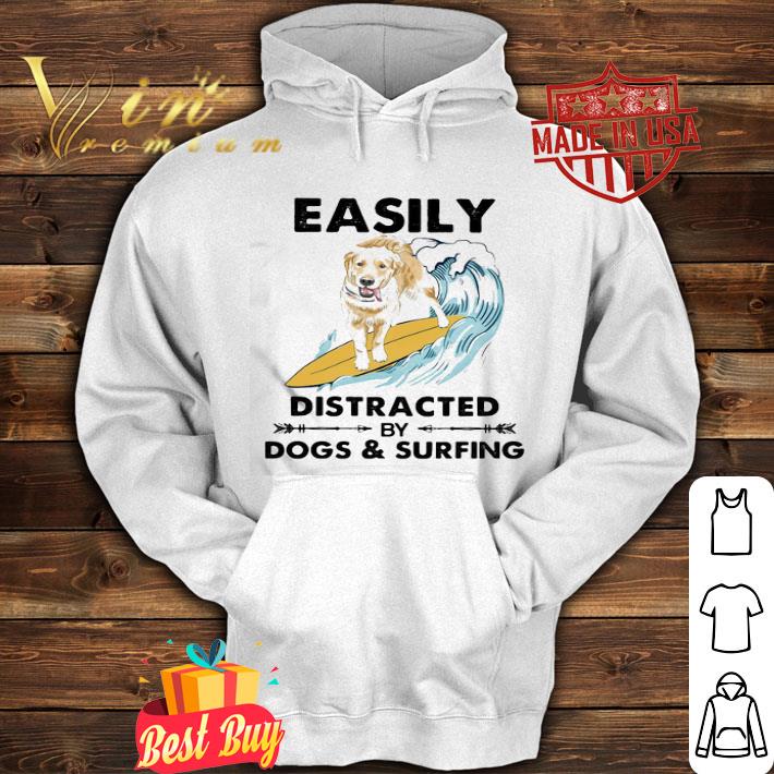 easily distracted by dogs and surfing shirt