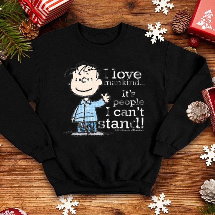 Peanuts Linus I Love Mankind It's People I Can't Stand Shirt 10 Peanuts Linus I Love Mankind It's People I Can't Stand Shirt