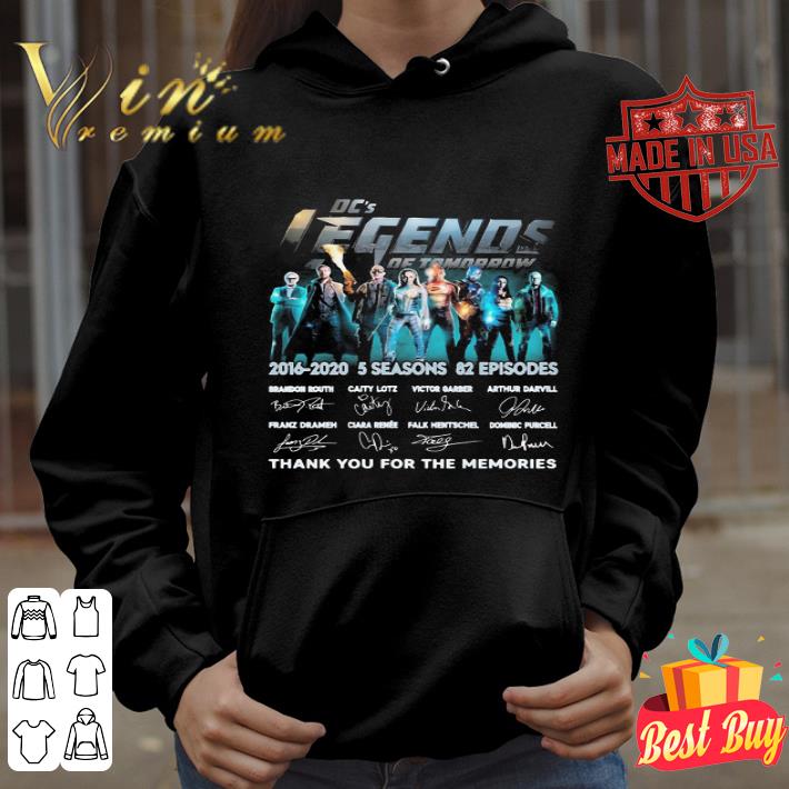 Dc’s Legends Of Tomorrow 2016-2020 5 Seasons 82 Episodes Signatures shirt