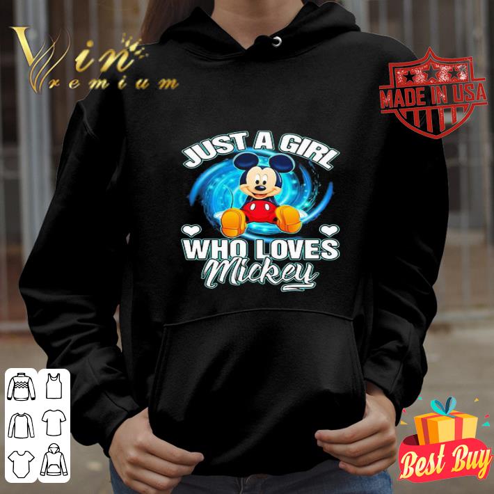 Just A Girl Who Loves Mickey Mouse Disney shirt