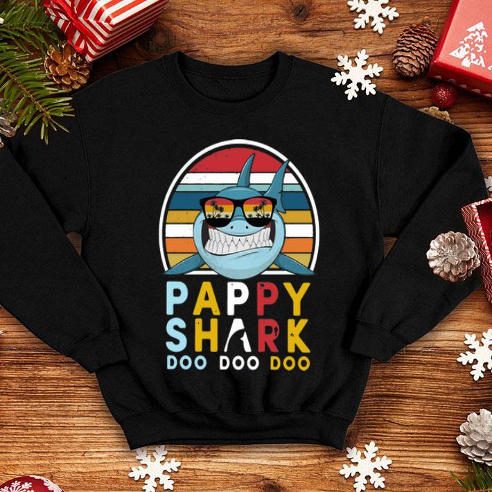 Vintage Pappy Shark Doo Doo Doo Father's Day shirt