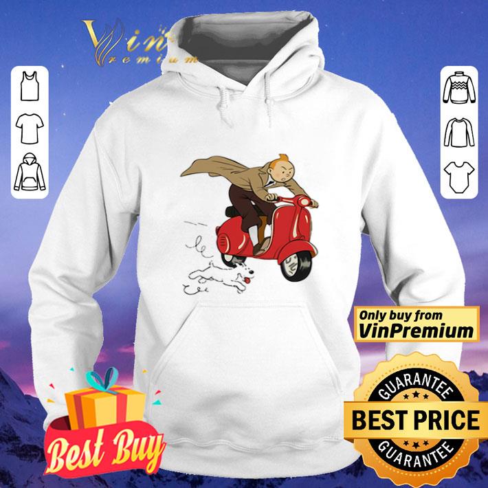 The Adventures Of Tintin Vespa shirt f2cd6130 the adventures of tintin vespa shirt 4 - The Adventures Of Tintin Vespa shirt