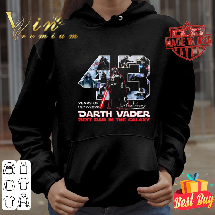 Star Wars 43 Years Of 1977-2020 Darth Vader Best Dad In The Galaxy Signature shirt f364e85a star wars 43 years of 1977 2020 darth vader best dad in the galaxy signature shirt 4 - Star Wars 43 Years Of 1977-2020 Darth Vader Best Dad In The Galaxy Signature shirt