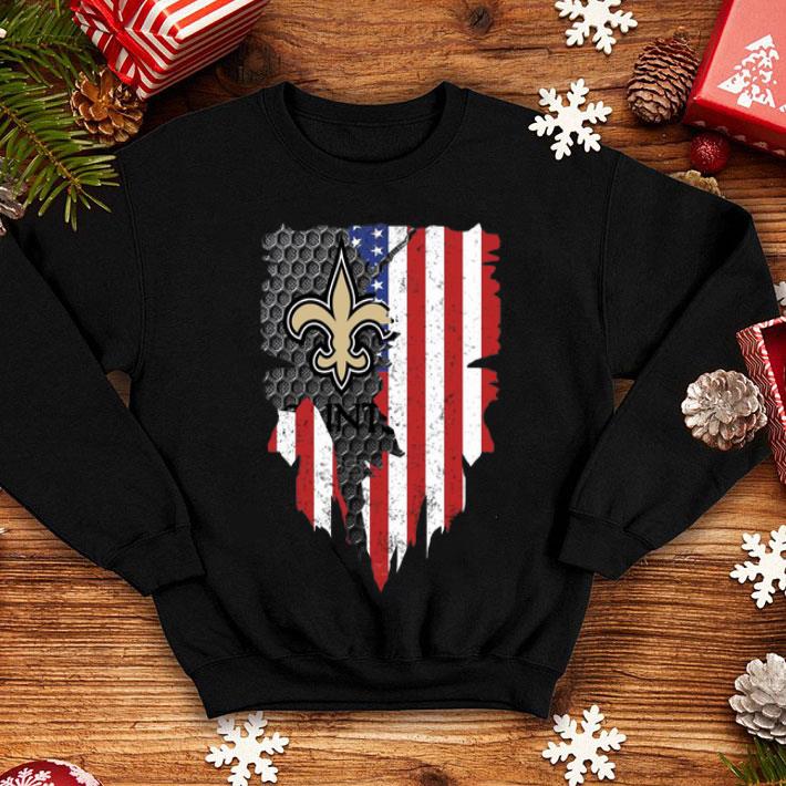 New Orleans Saints American Flag shirt