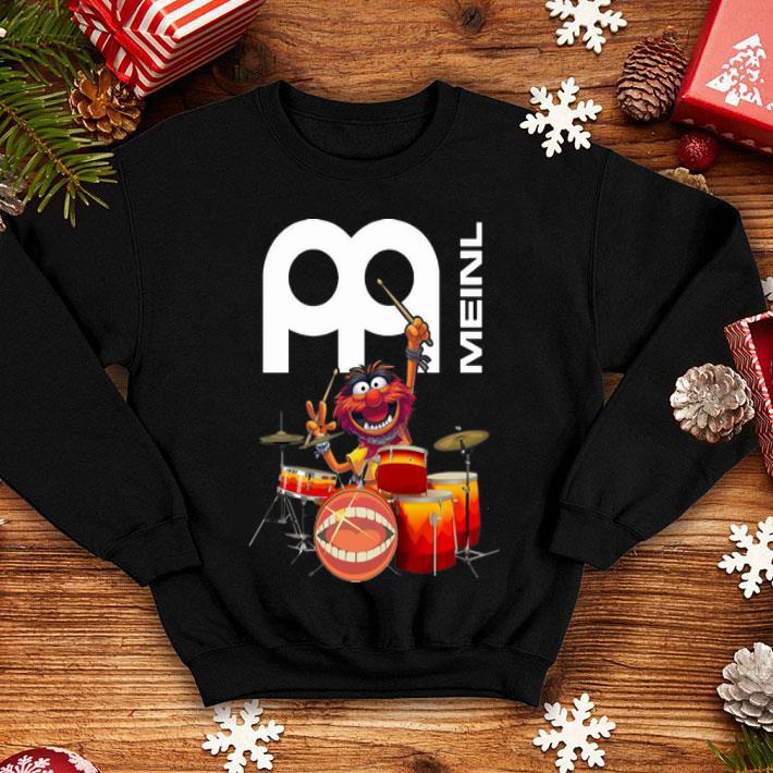 f832f0f7 meinl muppets playing drum shirt 4 - Meinl Muppets Playing Drum shirt