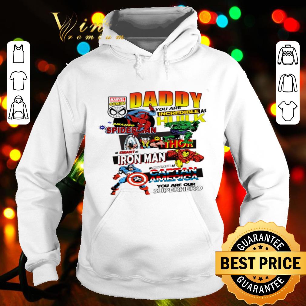 fa1eb98b daddy incredible hulk amazing spiderman marvel father s day shirt 4 - Daddy incredible Hulk amazing Spiderman Marvel Father's Day shirt