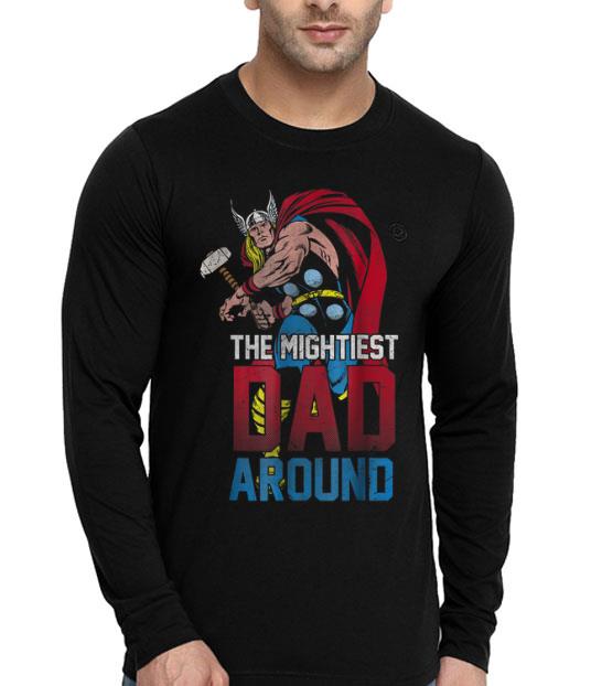 Marvel Thor Mightiest Dad Around Graphic Shirt fab5a602 marvel thor mightiest dad around graphic shirt 4 - Marvel Thor Mightiest Dad Around Graphic Shirt
