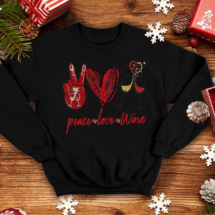 Peace Love Wine Diamond shirt