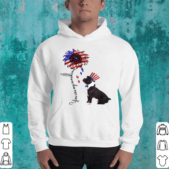 fe2f67df america flag sunflower french bulldog independent shirt 4 - America Flag Sunflower French Bulldog Independent Shirt