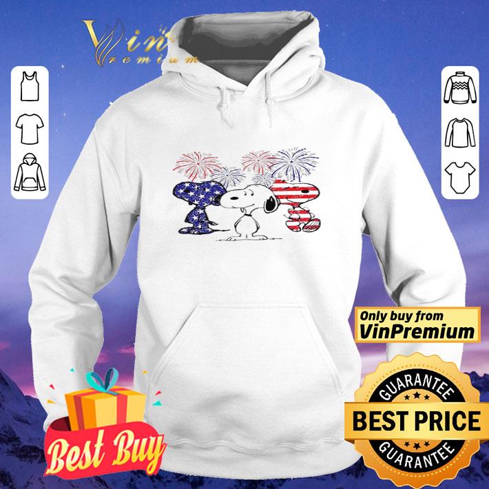 Snoopy Happy July 4th Firework American Flag shirt