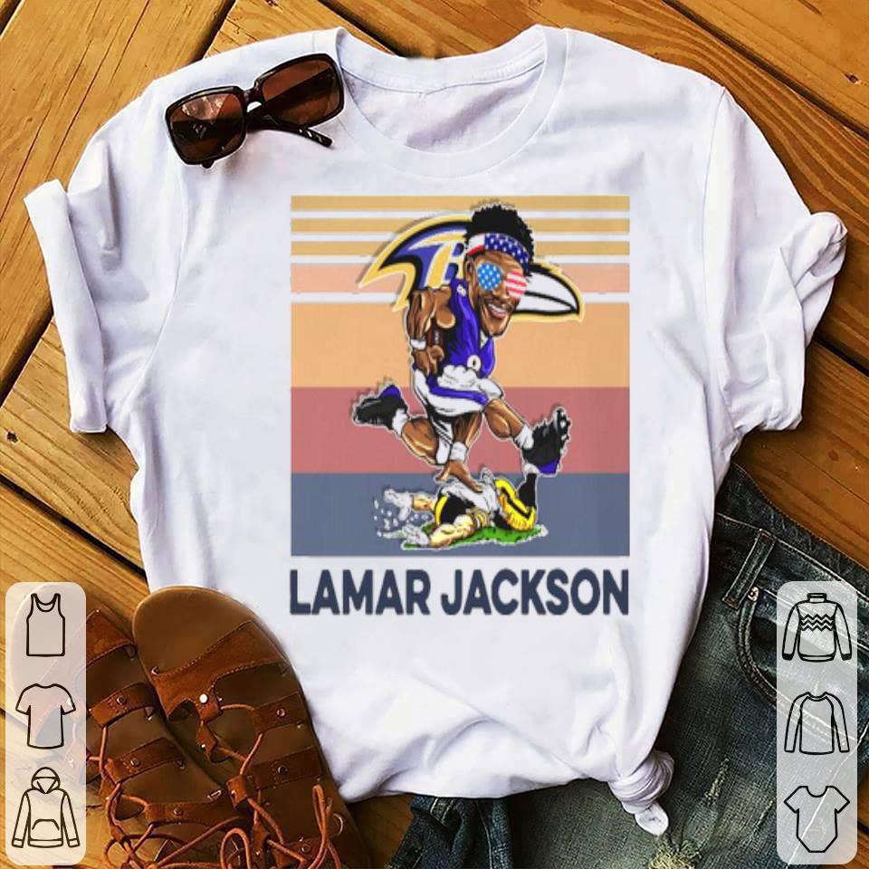 Lamar Jackson Baltimore Ravens Vintage Shirt 10 Lamar Jackson Baltimore Ravens Vintage Shirt