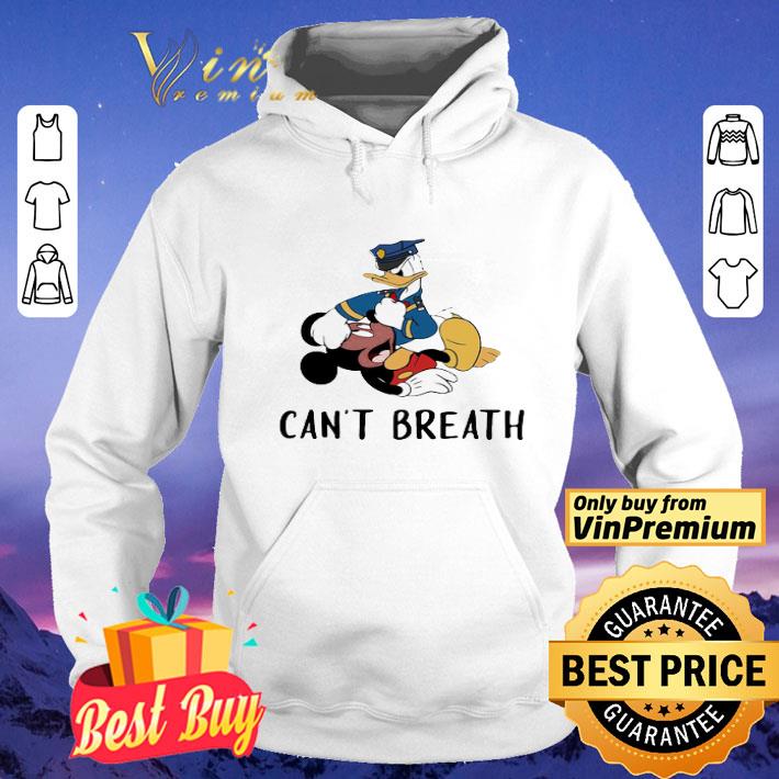 Mickey Mouse And Donald Duck Can’t Breath George Floyd shirt