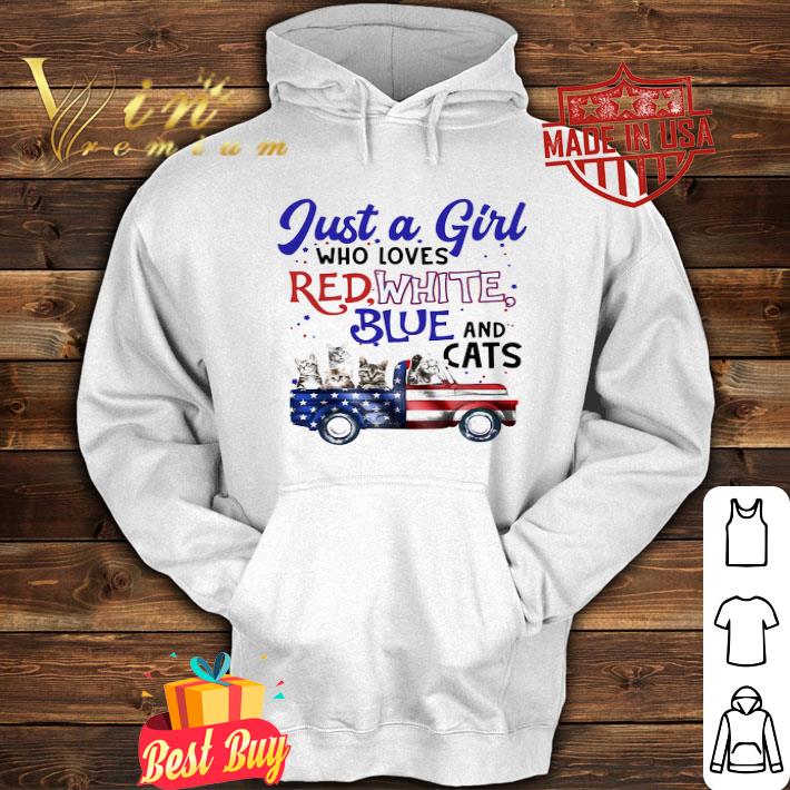 065fc276 just a girl who loves red white blue and cats american flag shirt 4 - Just A Girl Who Loves Red White Blue And Cats American Flag shirt