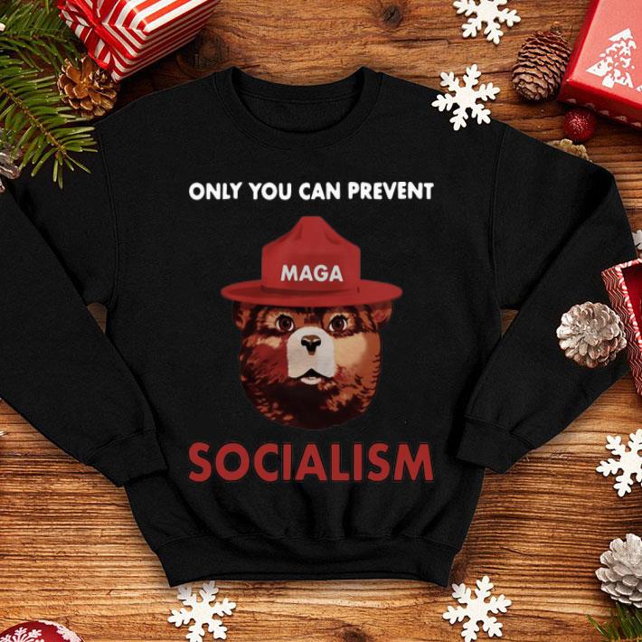 Maga Bear Only You Can Prevent Socialism shirt