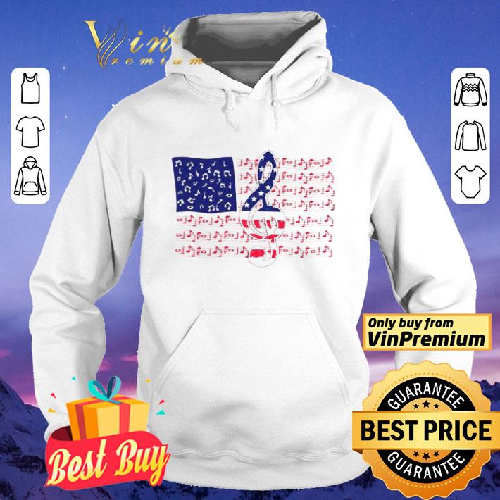 4th Of July Independence Music Note American Flag shirt