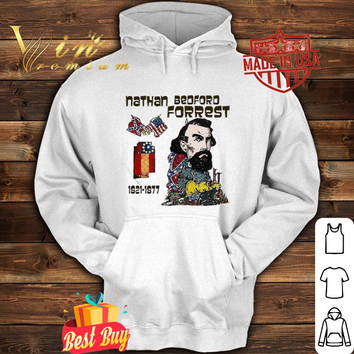 Nathan Bedford Forrest 1821-1877 American Flag 4th Of July shirt