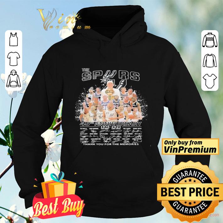 The san antonio spurs 45th anniversary 1976 2021 thank you for the memories signatures shirt 084bc970 the san antonio spurs 45th anniversary 1976 2021 thank you for the memories signatures shirt 4 - The san antonio spurs 45th anniversary 1976 2021 thank you for the memories signatures shirt