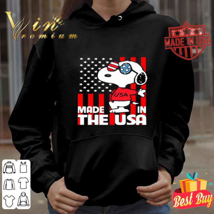 084d91b1 snoopy made in the usa flag 4th of july independence day shirt 4 - Snoopy Made In The USA Flag 4th Of July Independence Day shirt