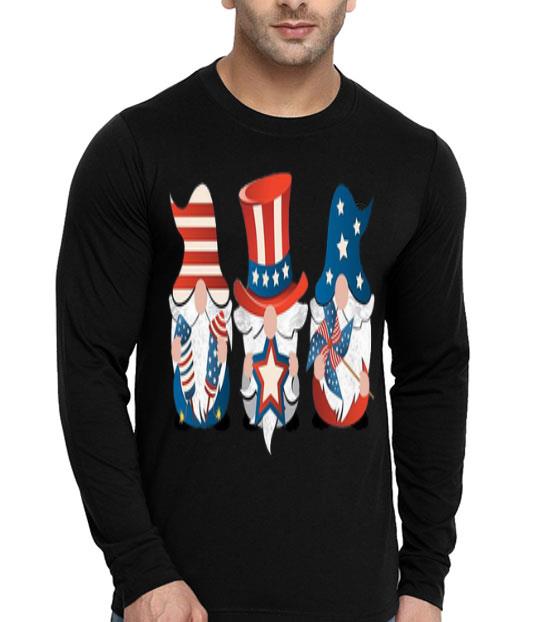 4th Of July American Flag Gnome Shirt