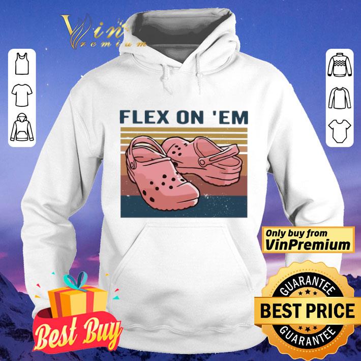 Croc Flex On Em Vintage shirt 092e4aa5 croc flex on em vintage shirt 4 - Croc Flex On Em Vintage shirt