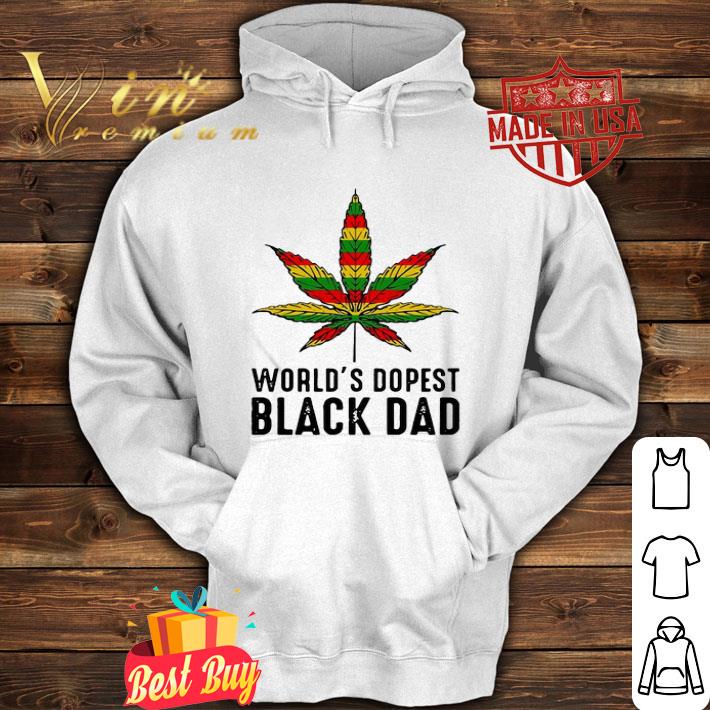 Juneteenth Weed Marijuana World’s Dopest Black Dad Father’s Day shirt
