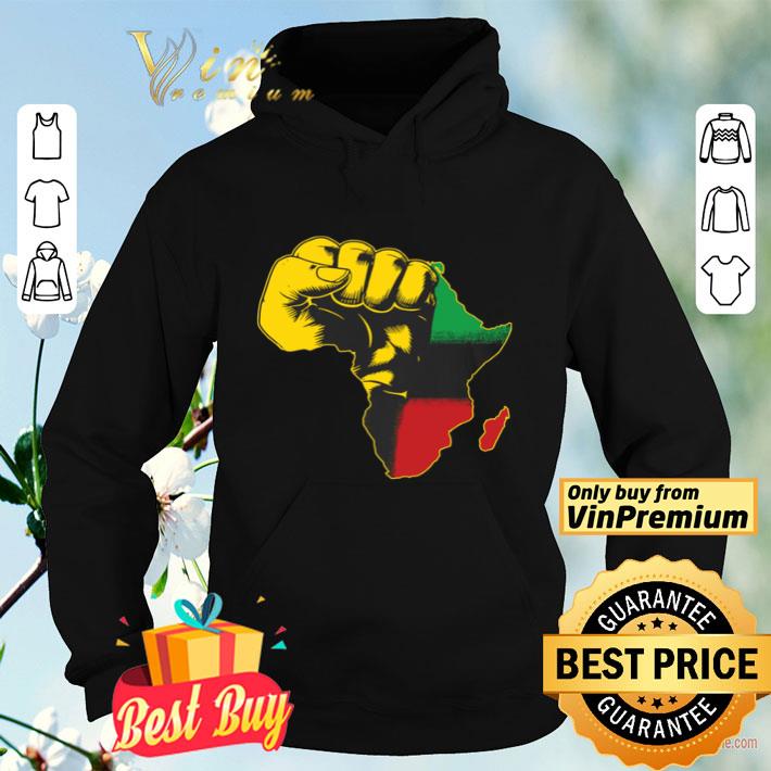 096f54a9 the fist raise africa map pan african flag shirt 4 - The Fist Raise Africa Map Pan-African flag shirt