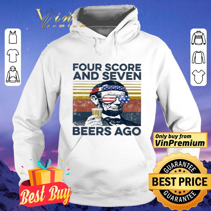 ABE Lincoln Four score and seven beers ago vintage shirt 0a570578 abe lincoln four score and seven beers ago vintage shirt 4 - ABE Lincoln Four score and seven beers ago vintage shirt