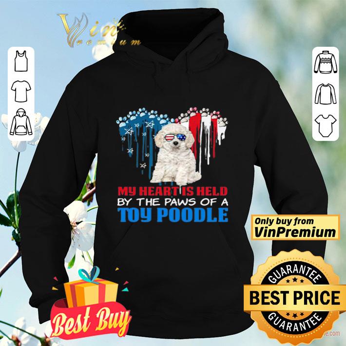 Heart Paw America My Heart Is Held By The Paws Of A Toy Poodle shirt 0c78b1ba heart paw america my heart is held by the paws of a toy poodle shirt 4 - Heart Paw America My Heart Is Held By The Paws Of A Toy Poodle shirt