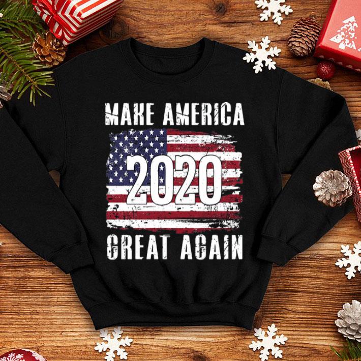 Make America Great Again 2020 American Flag shirt